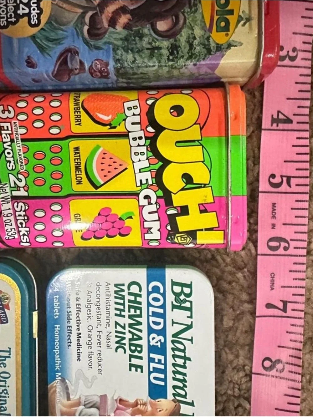 Assorted Mint & Candy Tin Collection - Colorful Retro Mix